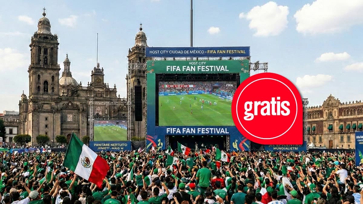 Pantalla gigante en el Zócalo: así podrás ver gratis los partidos del Mundial 2026 en CDMX