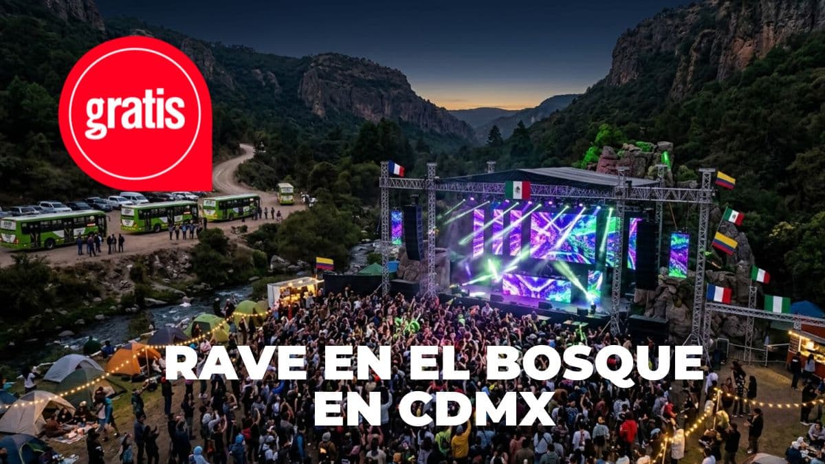 ¡Rave en el bosque GRATIS! Noche de Primavera 2026 en Los Dinamos con música hasta el amanecer