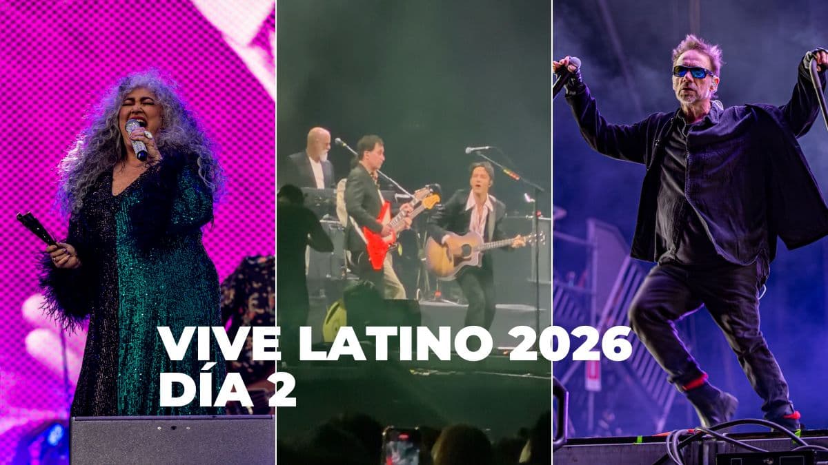 Artistas del día 2 del Vive Latino 2026.
