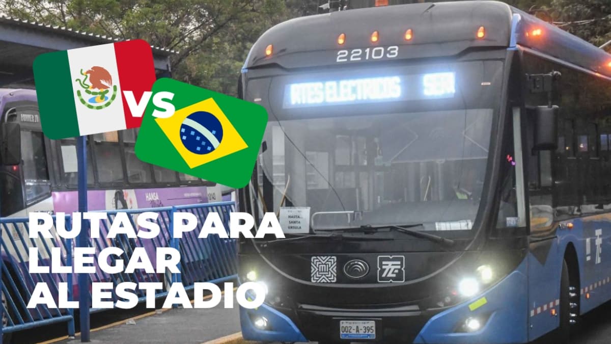 ¿Cómo llegar al Estadio Banorte? Habrá rutas de RTP para el partido México vs Brasil