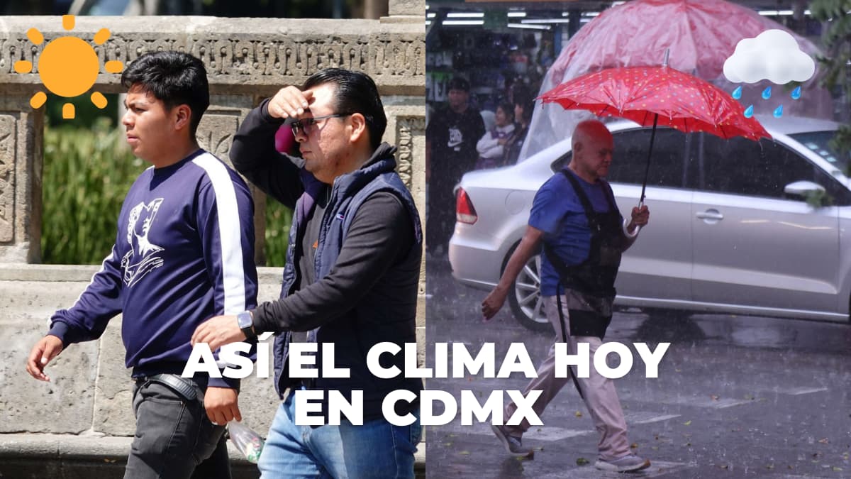 CDMX tendrá calor y lluvia hoy, 16 de mayo