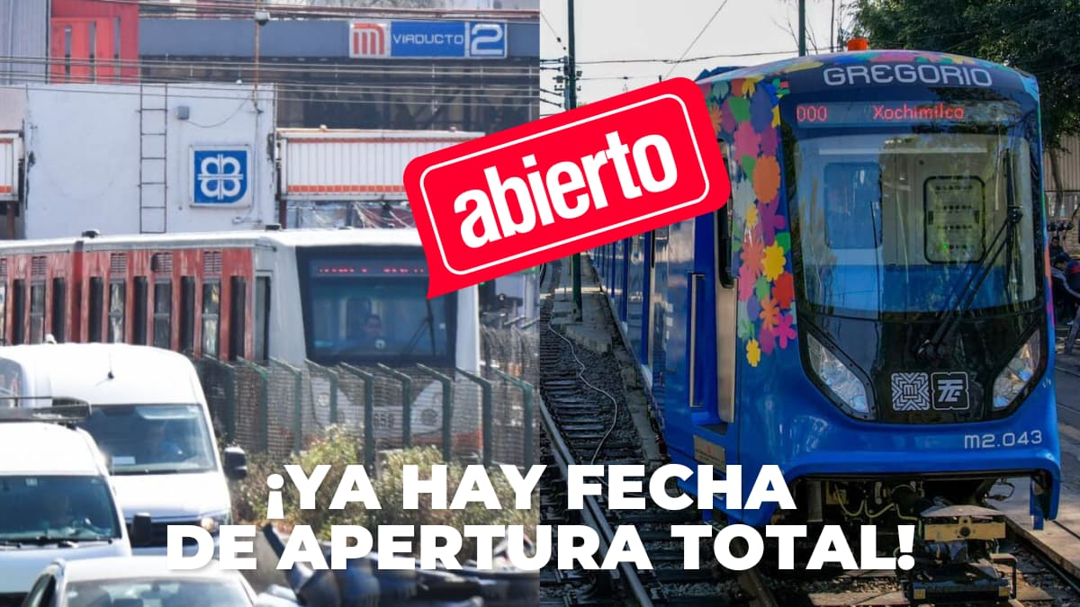 Tren Ligero y Línea 2 del Metro ya tienen fecha exacta para la apertura total de estaciones