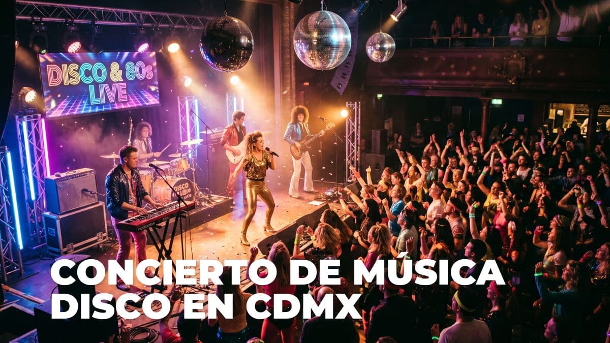 Llénate de música disco este fin de semana en la CDMX.