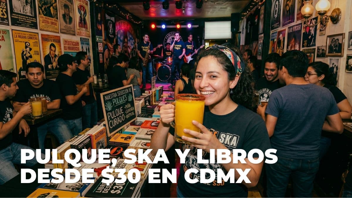 Checa dónde será el remate de libros con ska y pulque.