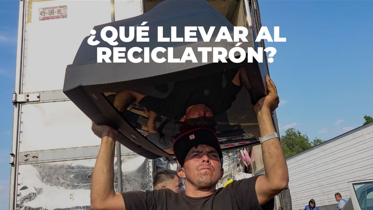 Reciclatrón CDMX 2026: dónde tirar electrónicos, fechas y qué aparatos aceptan