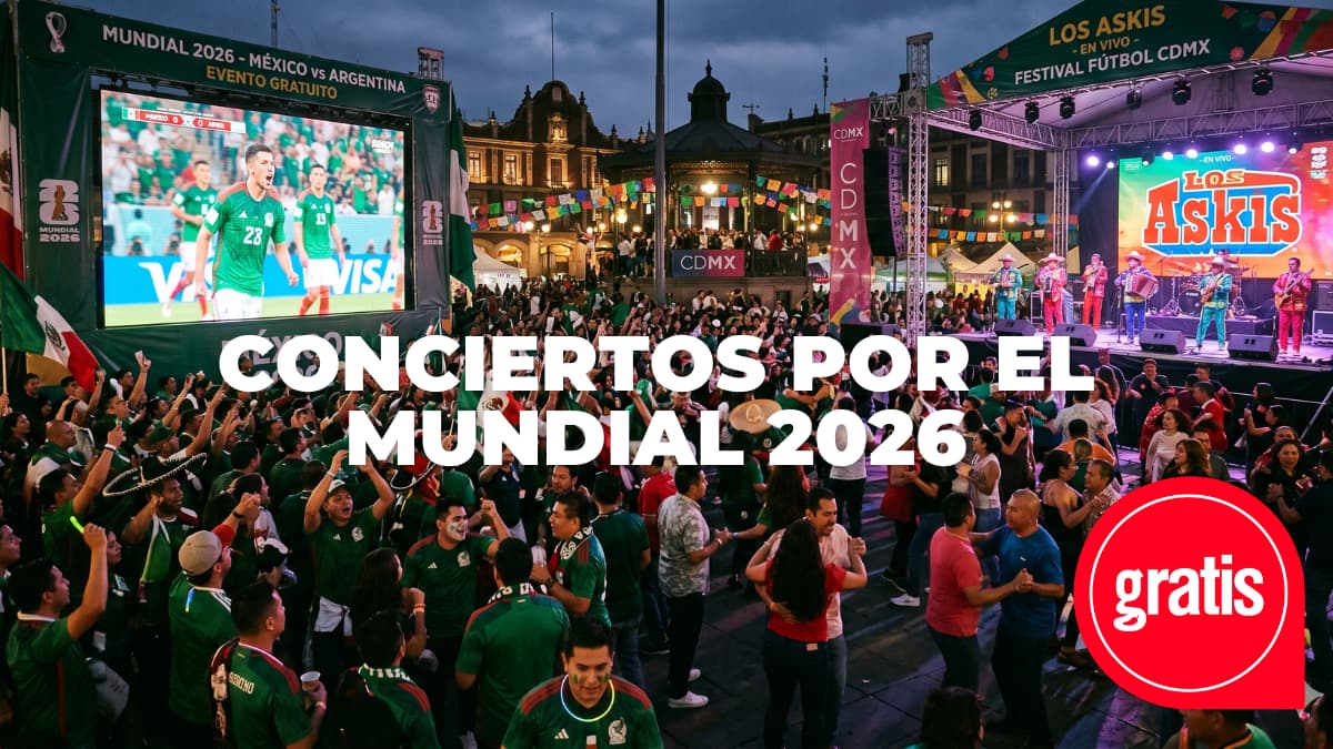 Sonora Santanera y Los Askis darán conciertos gratis en Festivales Futboleros del Mundial 2026