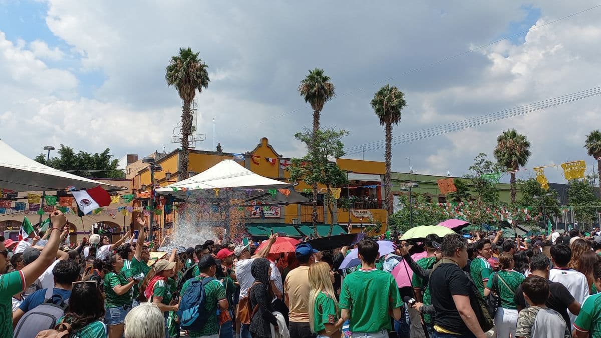 Fan Fest en Garibaldi: cientos de aficionados apoyaron a México en su debut mundialista