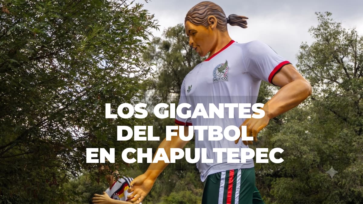 Los Gigantes del Futbol llegan a Chapultepec: dónde ver las esculturas monumentales del Mundial