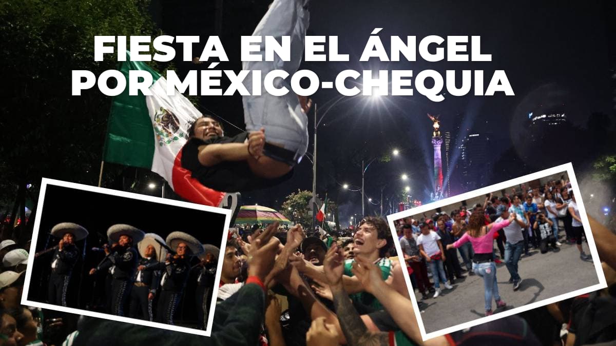 ¡Megafiesta en el Ángel y Revolución! Habrá mariachi y sonidero hasta la 1 am por partido de México