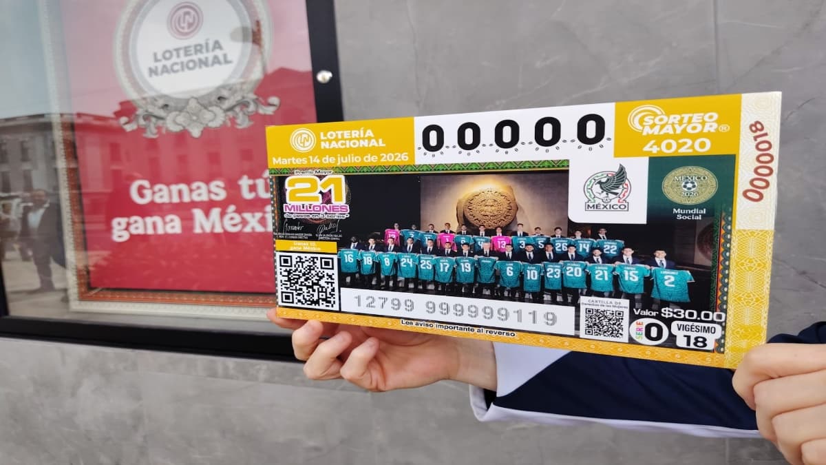 La Lotería Nacional reconoce a la Selección Mexicana con sorteo