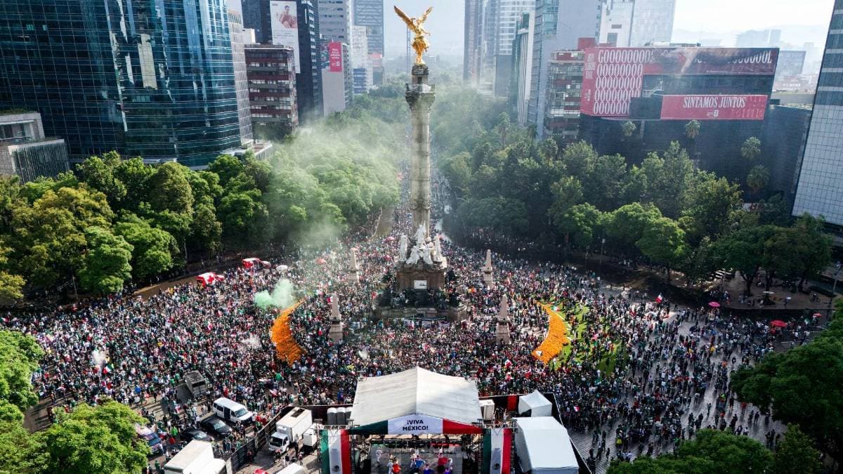 Ángel de la Independencia tendrá cupo limitado para México vs Inglaterra; habrá más pantallas en Reforma