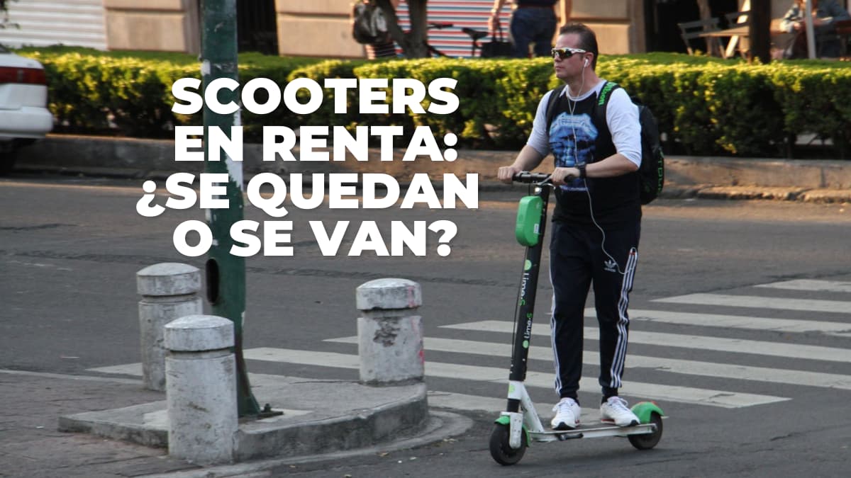 Programa piloto de scooters en renta en CDMX