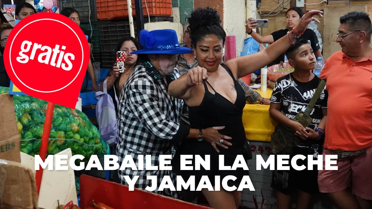 Baile por el aniversario del Mercado de Jamaica y La Merced