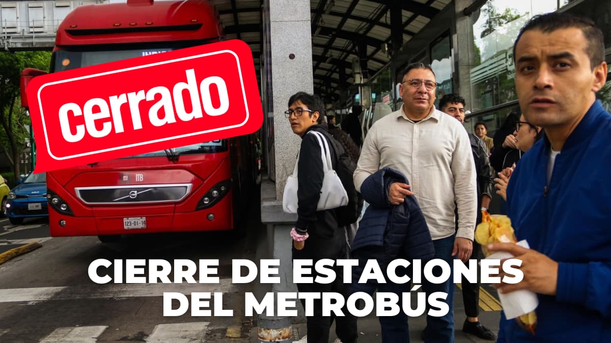 Cierre de estaciones de la Línea 3 del Metrobús