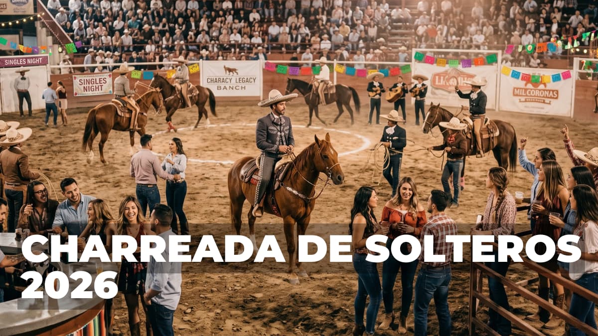 Lánzate a conocer a más personas en la Charreada de Solteros.