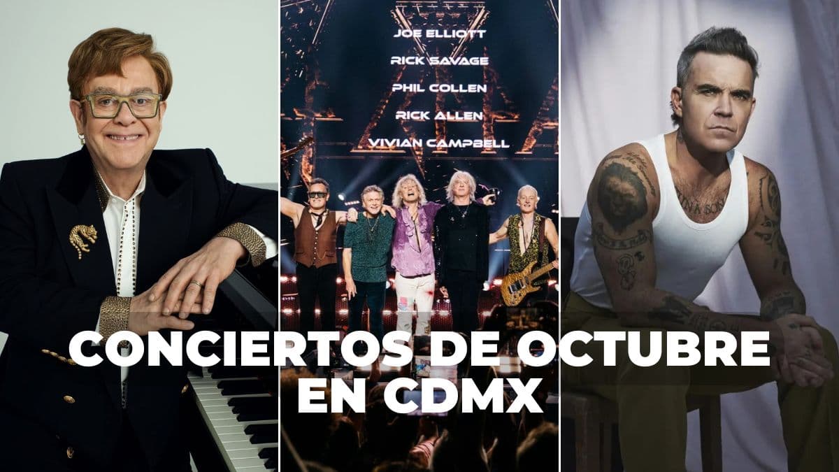 conciertos de octubre en CDMX