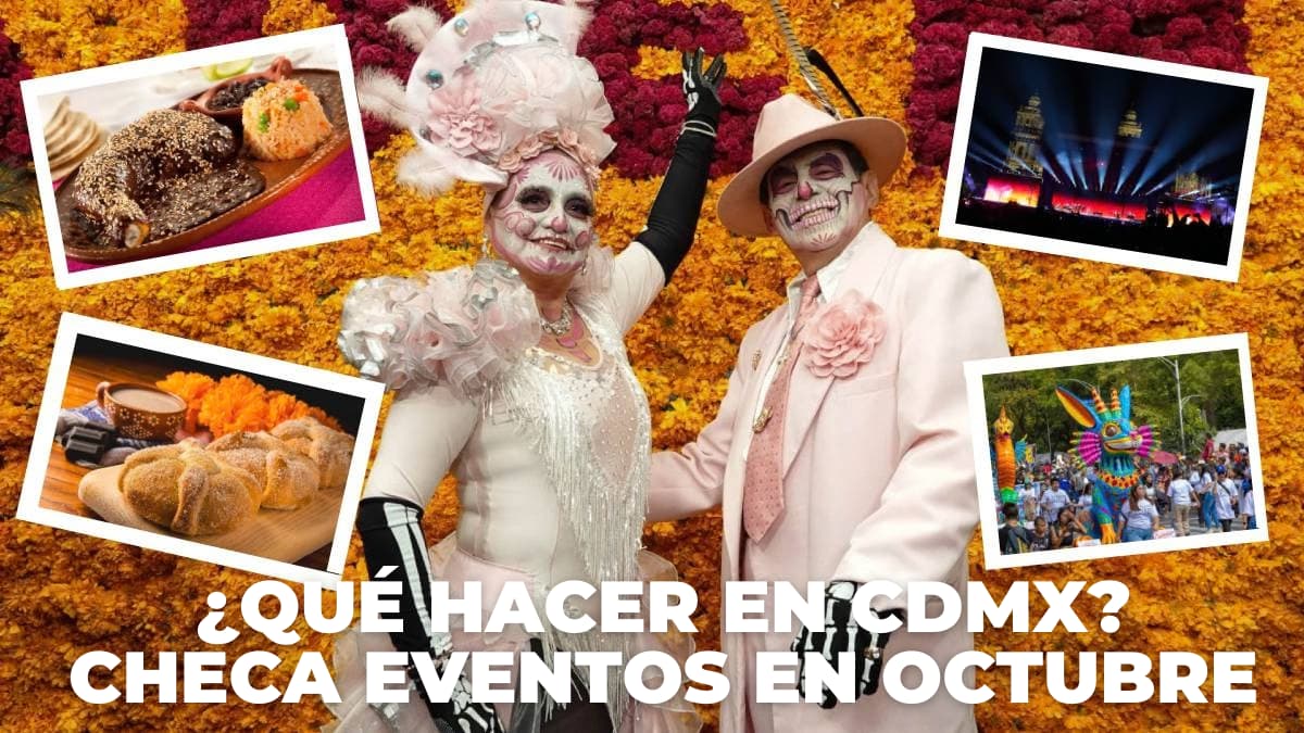 Eventos en CDMX durante octubre de 2026