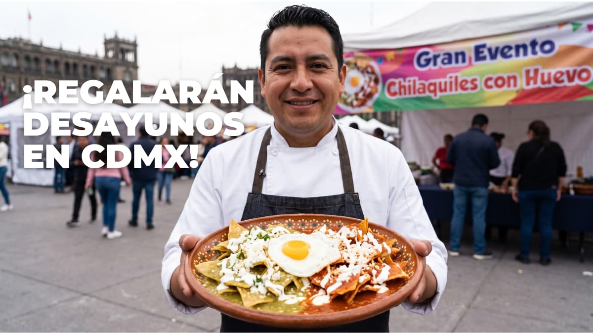 Regalarán desayunos en CDMX