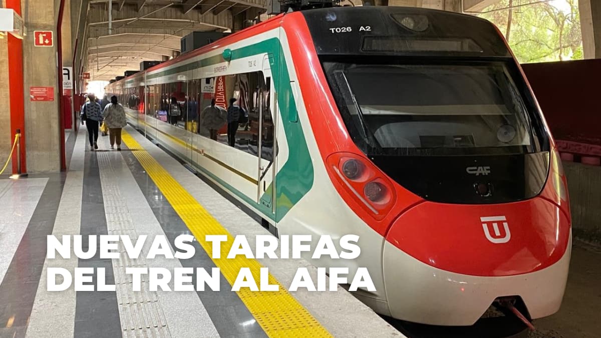 Nuevas tarifas del Tren al AIFA