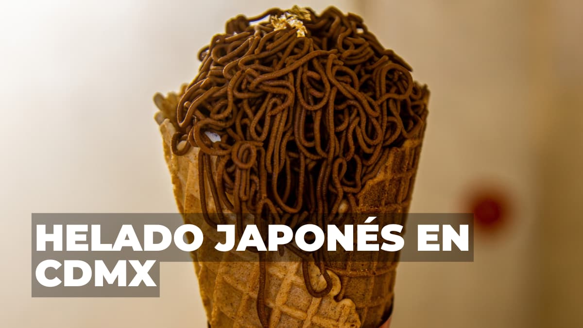 Prueba un delicioso helado japonés en CDMX.