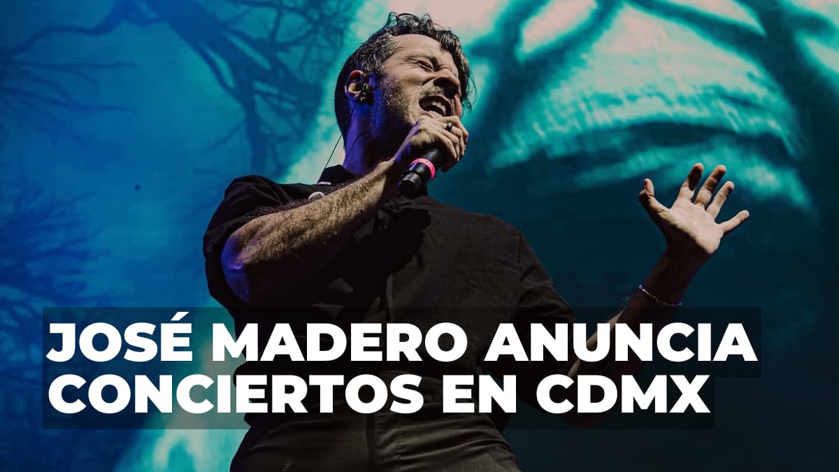 José Madero regresará a la CDMX con dos conciertos en 2027.