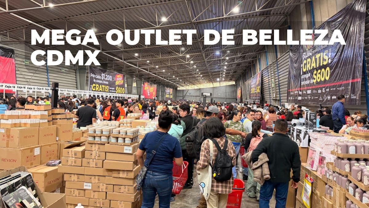 Lánzate al mega outlet de belleza en CDMX.