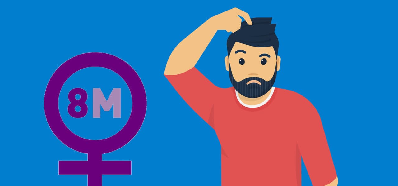 ¿Qué podemos hacer los hombres en el 8M?Imagen: Shutterstock