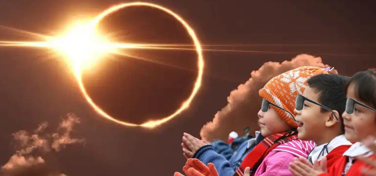 Eclipse solar del 8 de abril de 2024 en escuelas de CDMX