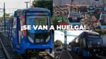 Tren Ligero, Trolebús y Cablebús siguen bajo amenaza de huelga: fecha y hora del paro