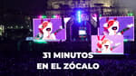 Así fue el concierto de 31 Minutos en el Zócalo: Juan Gabriel, una pizza, nostalgia y mucha fiesta |FOTOS