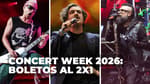Boletos al 2×1 en conciertos: Así funciona la Concert Week, fechas y eventos participantes