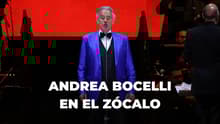 De La donna è mobile a Vivo por ella en cumbia: así fue el concierto de Andrea Bocelli en el Zócalo de CDMX