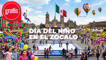 Zócalo de CDMX tendrá pista de hielo, tirolesa y globos aerostáticos GRATIS por Día del Niño