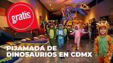 Pijamada de dinosaurios GRATIS por el Día del Niño en la Noche de Museos en CDMX