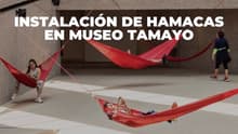Exposición con hamacas para “pensar cosas” en el Museo Tamayo