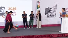 Con dominadas, ella ganó el boleto de Sheinbaum para la inauguración del Mundial 2026