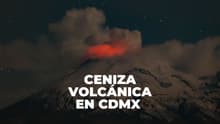 Ceniza del volcán Popocatépetl podría llegar a CDMX este lunes