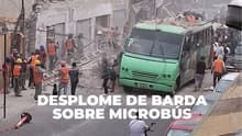 VIDEO | Así fue el desplome de la barda en Centro Histórico, CDMX; hay 4 lesionados