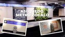 Así quedó Metro Zócalo, con muro verde, maquetas y esculturas: “ya podemos abrirlo”, dice Brugada