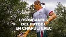 Los Gigantes del Futbol llegan a Chapultepec: dónde ver las esculturas monumentales del Mundial