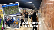 Así quedó la Línea 2 del Metro: asientos antiderrapantes, muros verdes y réplica de Bellas Artes
