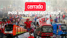 Cierran 4 estaciones del Metro por manifestaciones en CDMX; prevén suspender Tren Ligero
