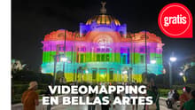 Videomapping iluminará Bellas Artes con música de cumbia, rock y reguetón: fechas y horarios