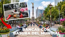 Transformarán 240 toneladas de basura del Mundial en bancas, macetas y postes para CDMX