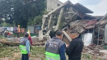 Edificio se derrumba en Viaducto Miguel Alemán, en la colonia Escandón: esto pasó