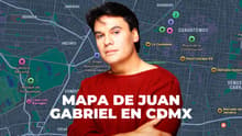¡Arma el Juanga Tour! Lanzan primer mapa oficial con lugares importantes para Juan Gabriel en CDMX