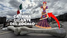 Así será la Catrina más alta del mundo: huesos luminosos, arte textil y más en la Ofrenda del Zócalo