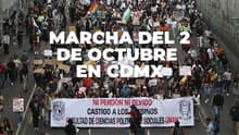 Marchas del 2 de octubre en CDMX: a qué hora empiezan, rutas y alternativas viales