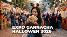 Gorditas, flautas, tacos y más en Expo Garnacha Halloween 2026 cerca de CDMX