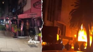 ¿Qué pasó en el incendio del restaurante frente al Monumento a la Revolución? | VIDEO
